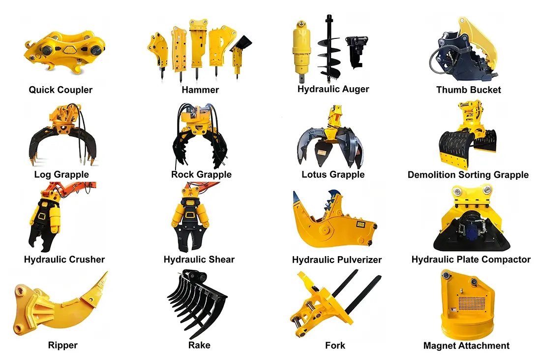 Crawler Excavator Attachments